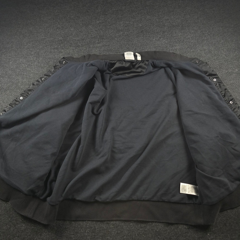 Adidas x Mark Gonzales Shmoo Bomber Jacket Black Gold Snap Front Men's 2XL - Picture 13 of 16